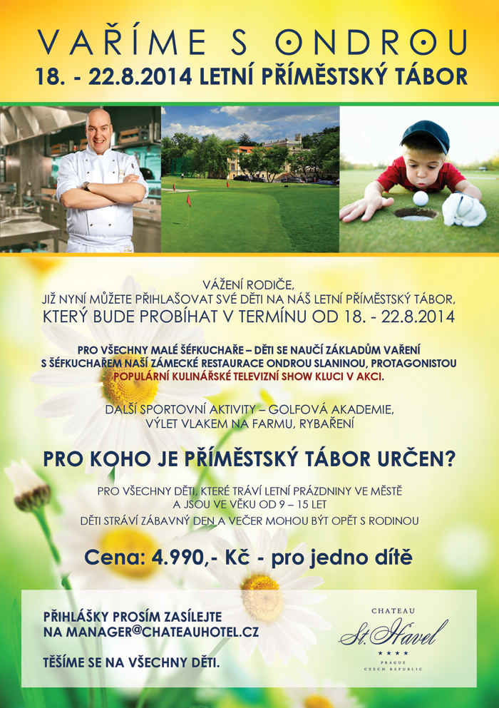 Letní příměstský tábor - Vaříme s Ondrou - 18 - 22.8.2014